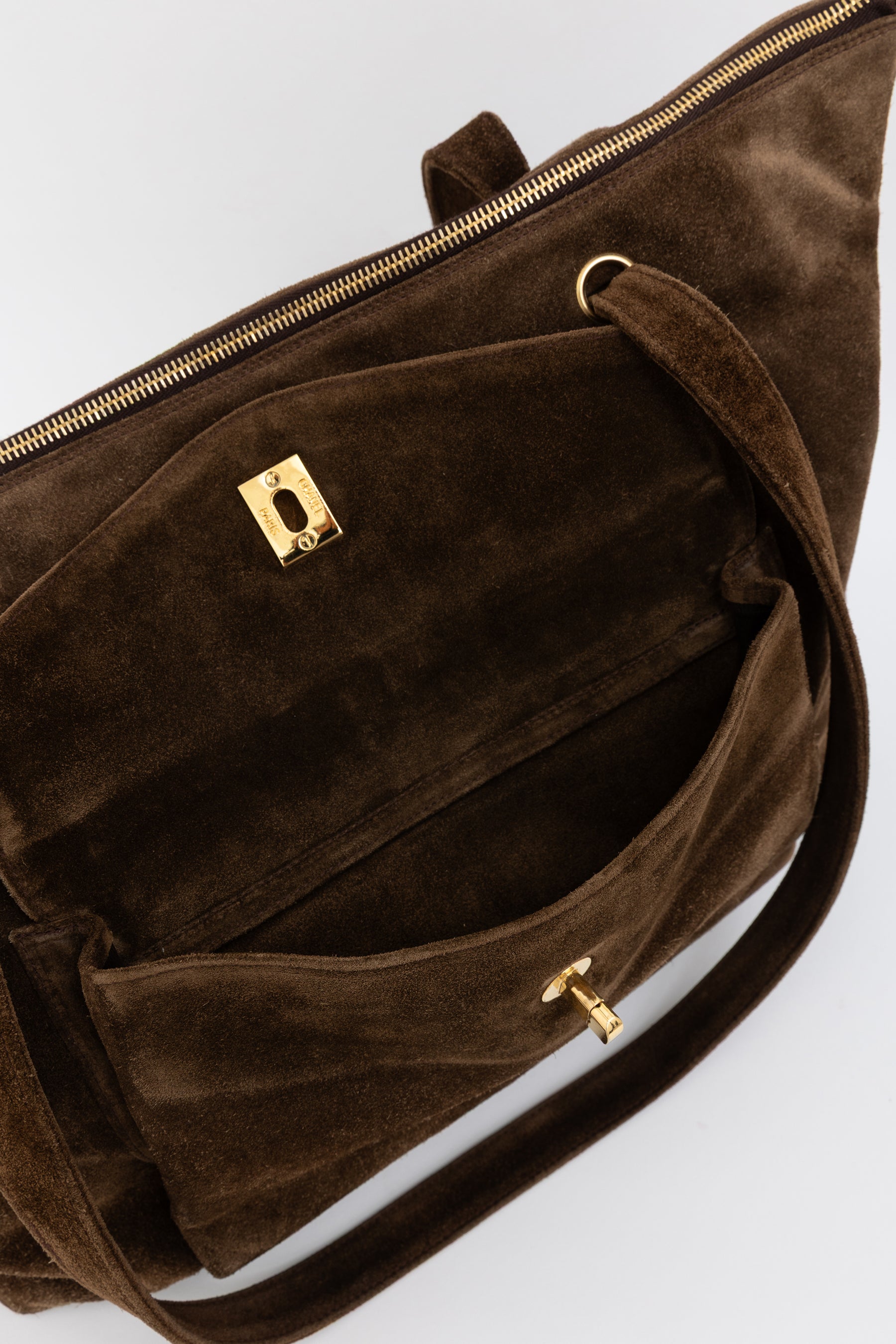 Suede Vintage CC Tote