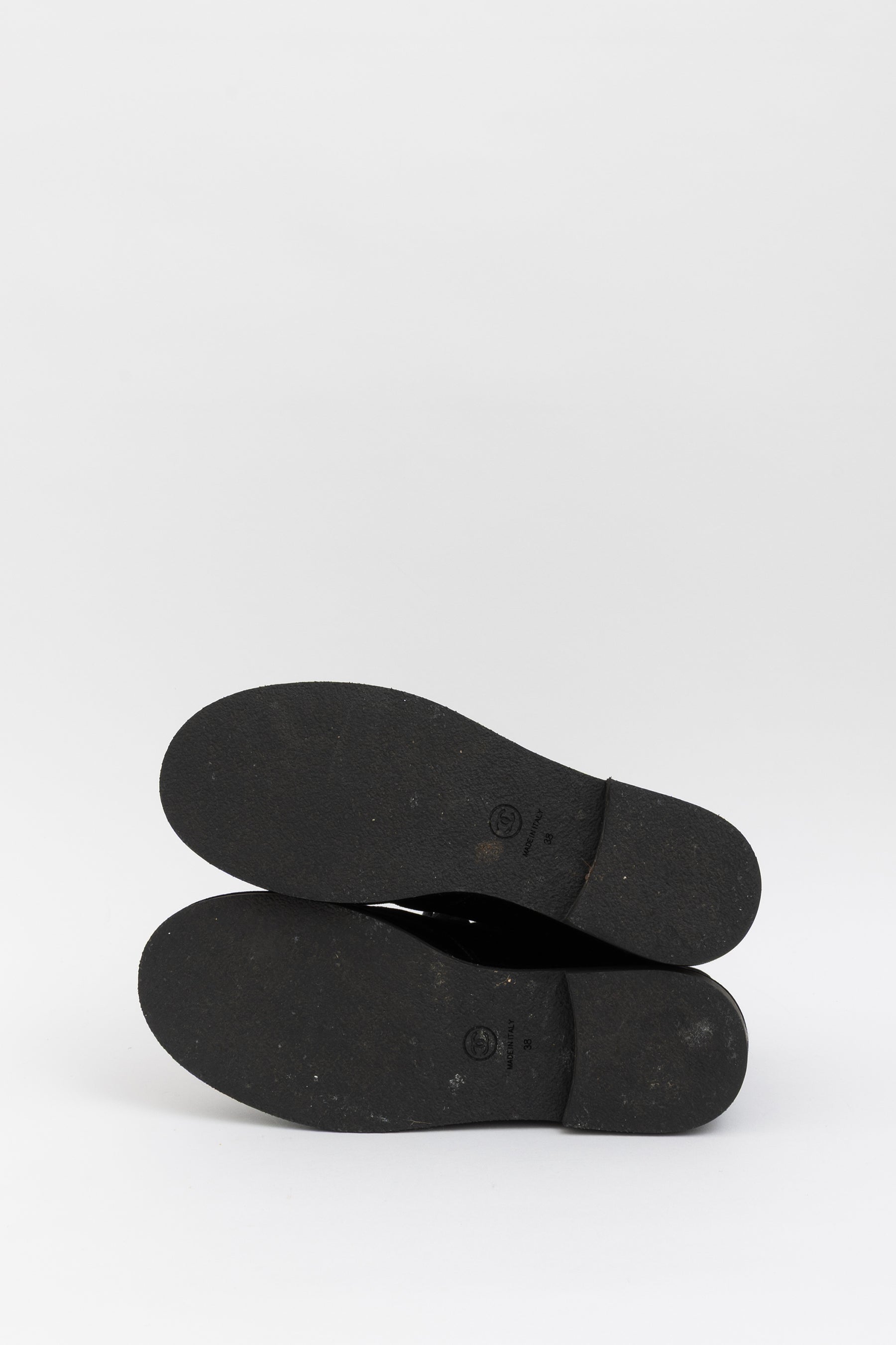 Velvet Logo Lace Up Boots