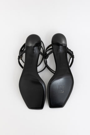 Logo Strappy Heels