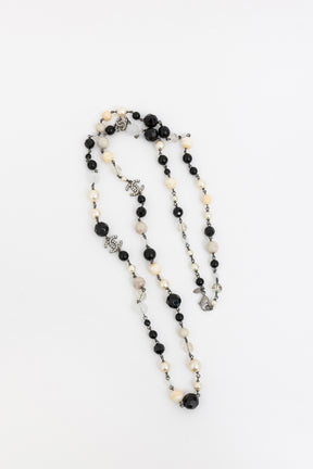 Faux Pearl Long Necklace
