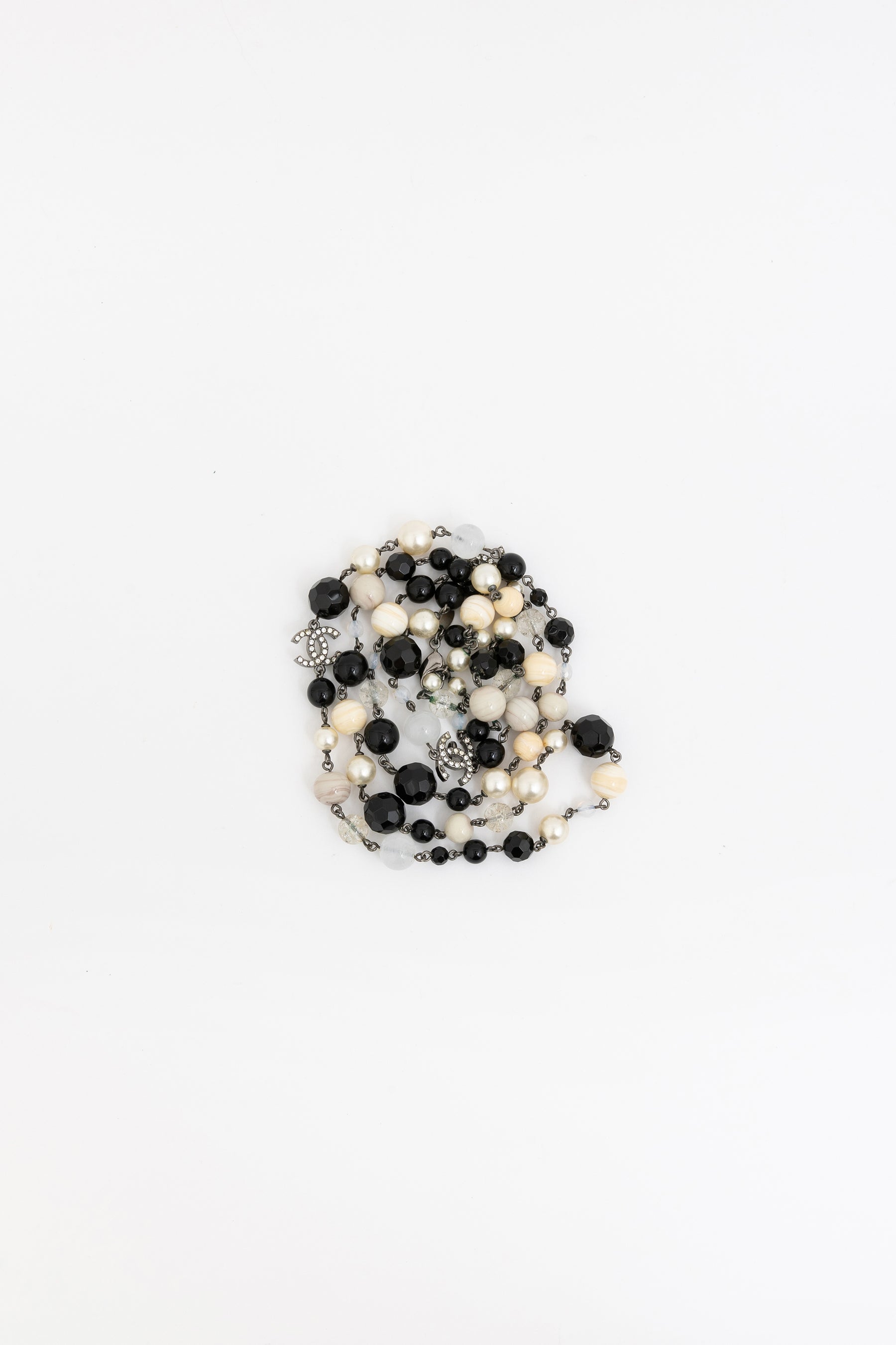 Faux Pearl Long Necklace