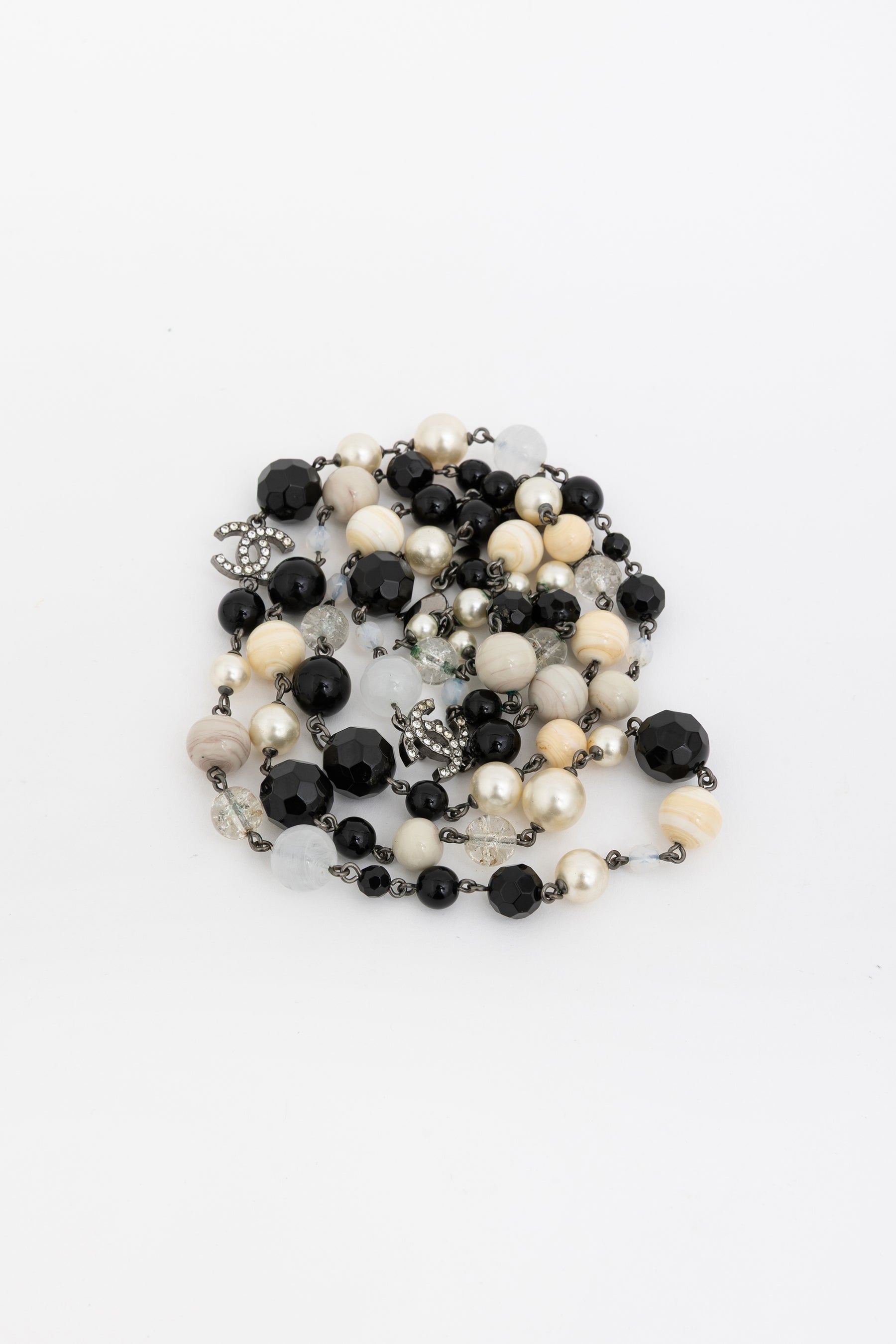 Faux Pearl Long Necklace
