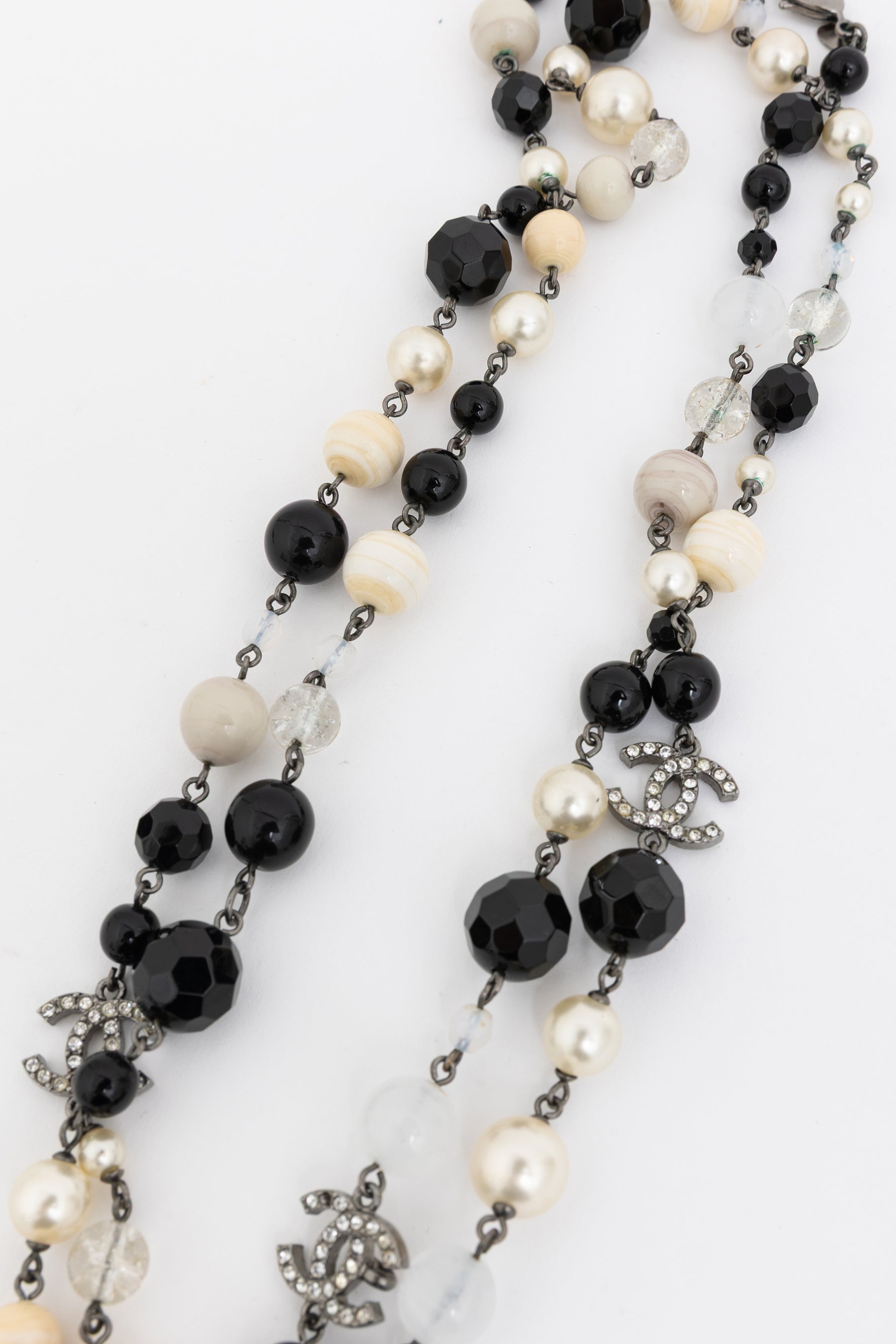 Faux Pearl Long Necklace