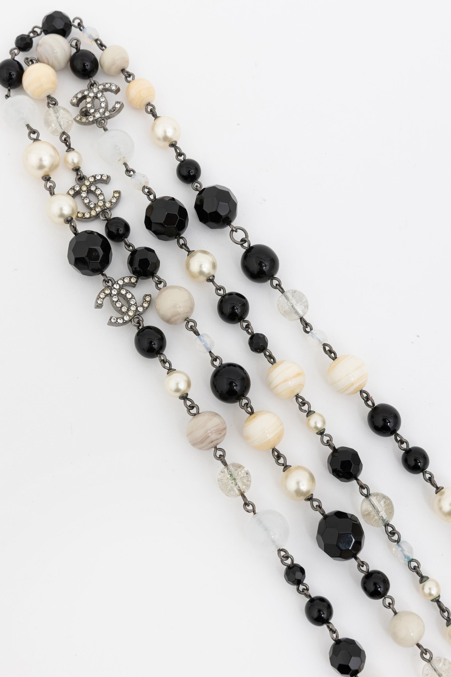 Faux Pearl Long Necklace