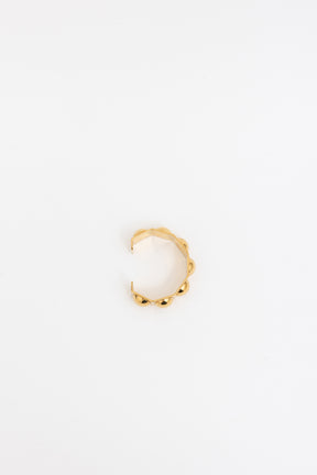 Celine Gold Tone Studded Cuff