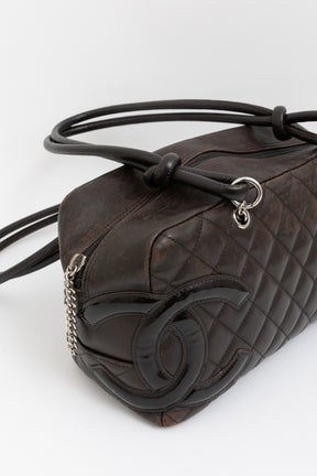 Quilted Shoulder Bowling Bag