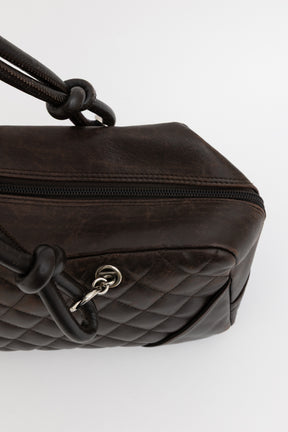 Quilted Shoulder Bowling Bag