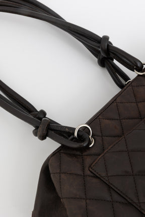 Quilted Shoulder Bowling Bag