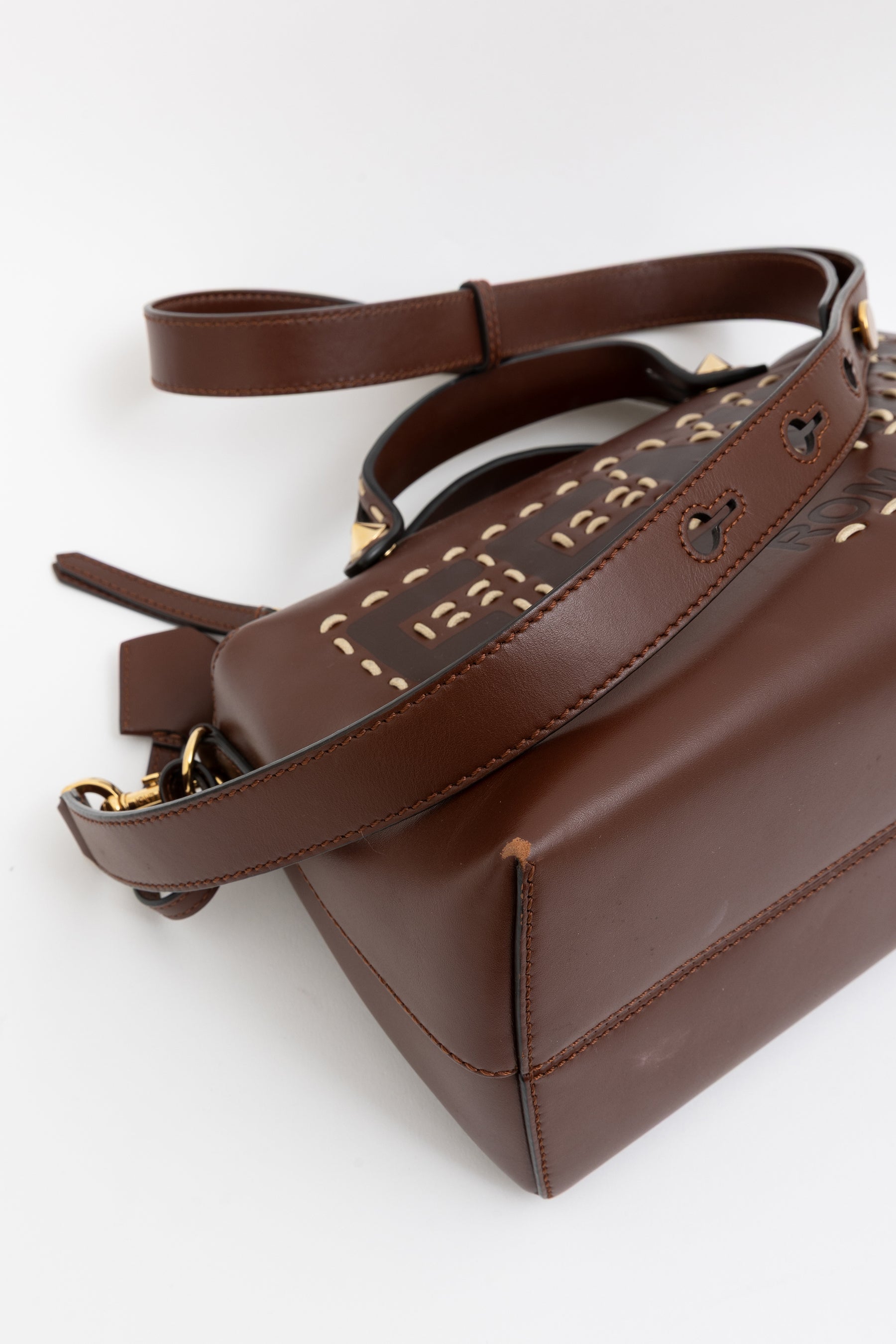 By The Way Medium Stitched Leather Bag