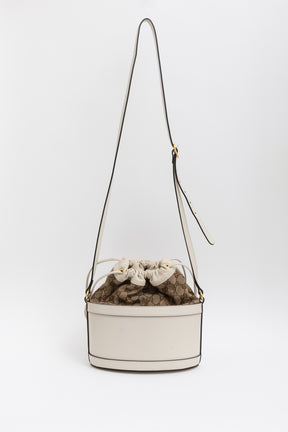 Monogram Horsebit Drawstring Bucket Bag