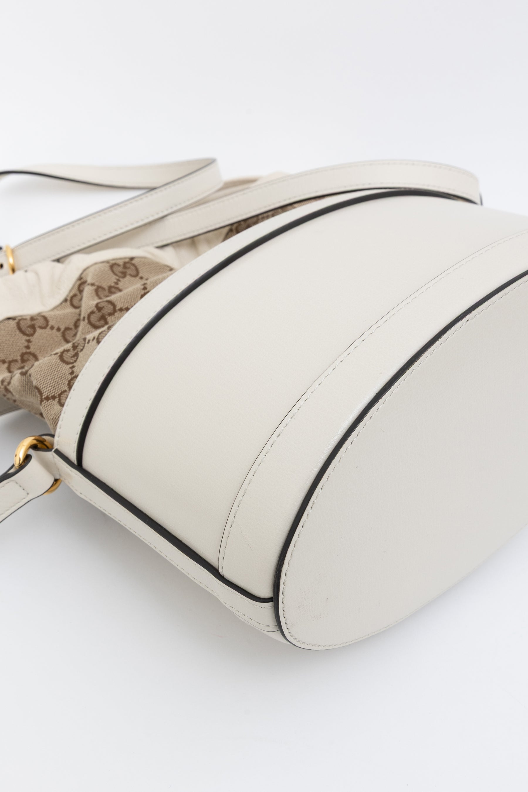 Monogram Horsebit Drawstring Bucket Bag