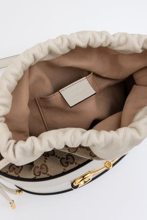 Monogram Horsebit Drawstring Bucket Bag