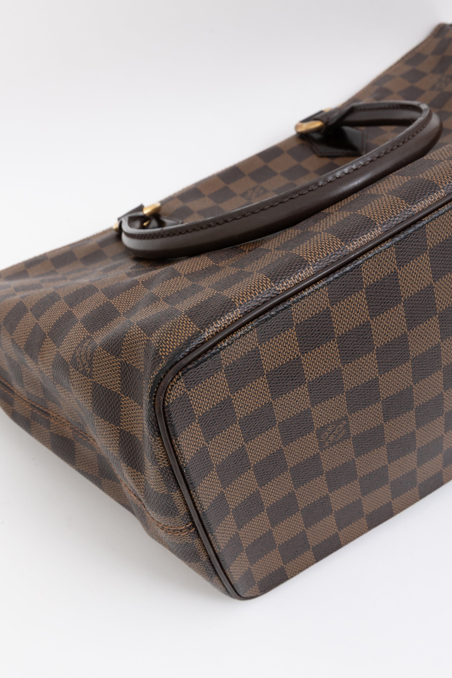 Damier Ebene Zipped Tote Bag