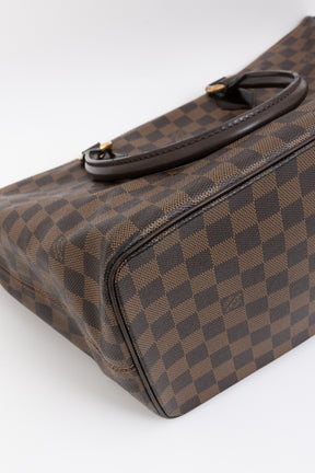 Damier Ebene Zipped Tote Bag