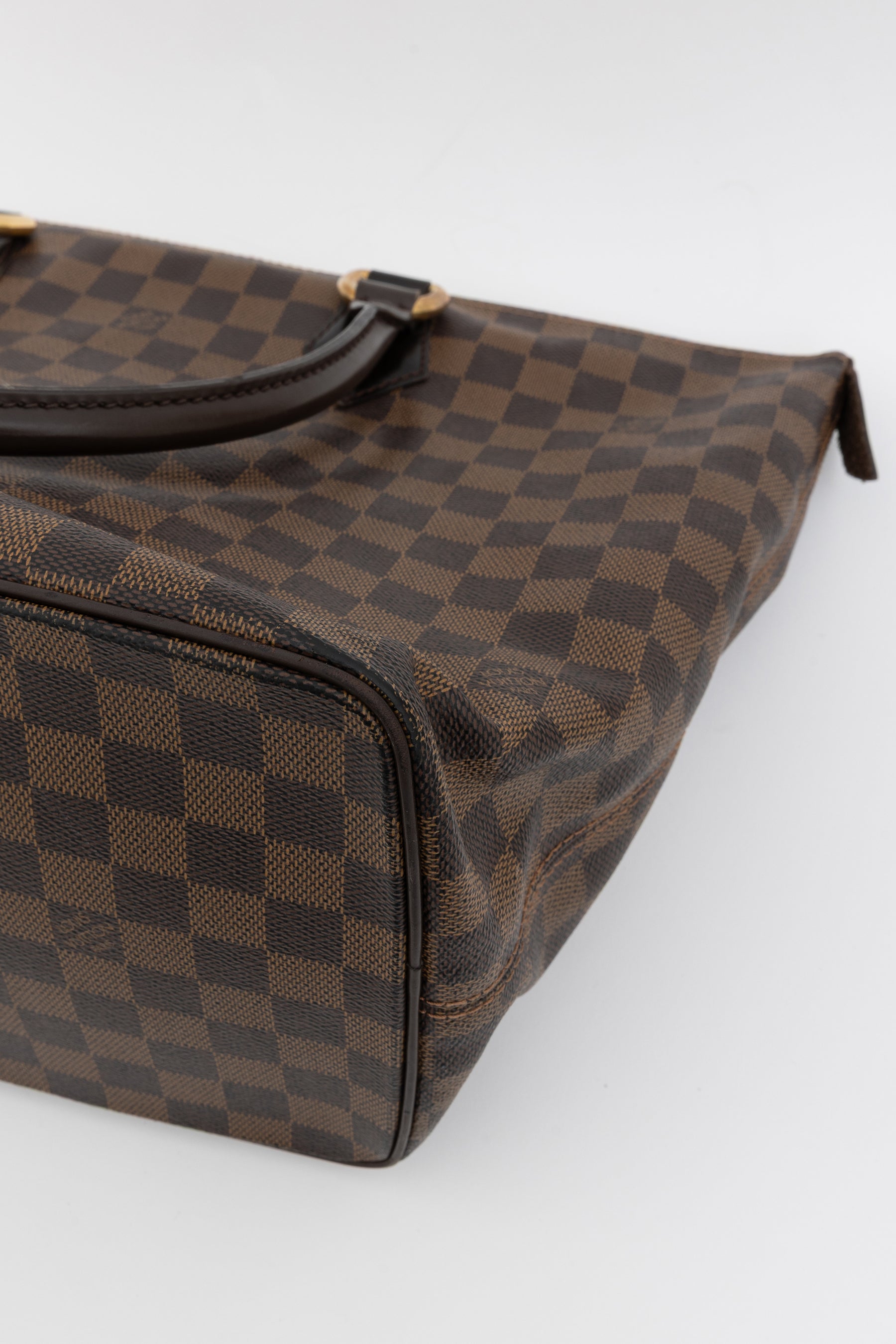 Damier Ebene Zipped Tote Bag