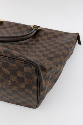 Damier Ebene Zipped Tote Bag