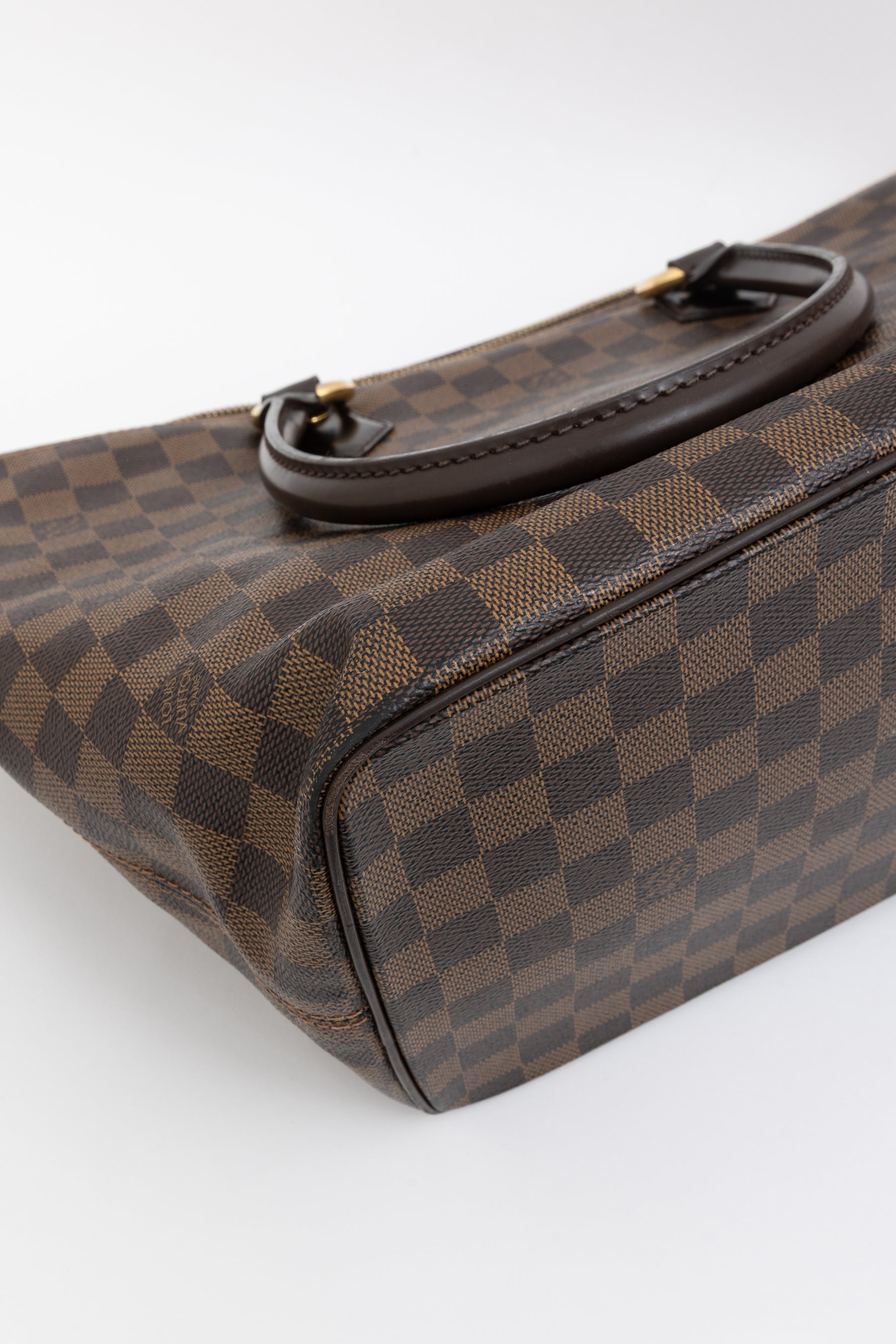 Damier Ebene Zipped Tote Bag