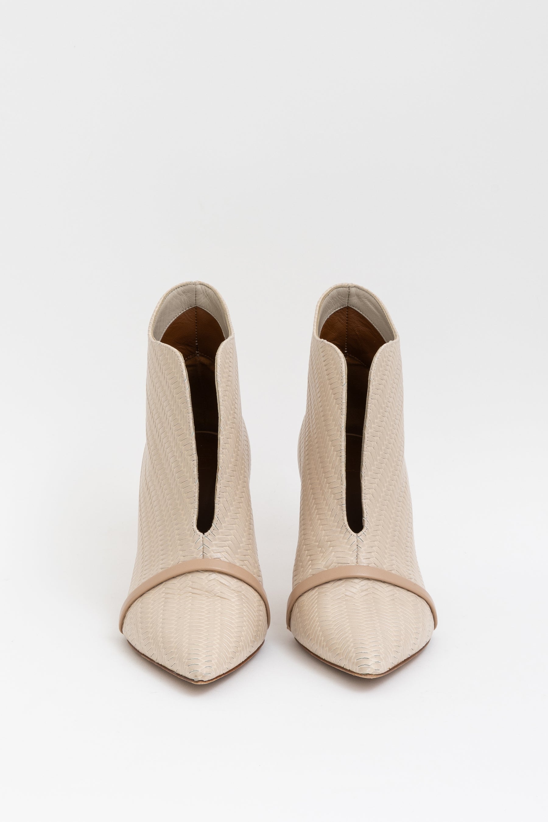 Textured Ankle Boots