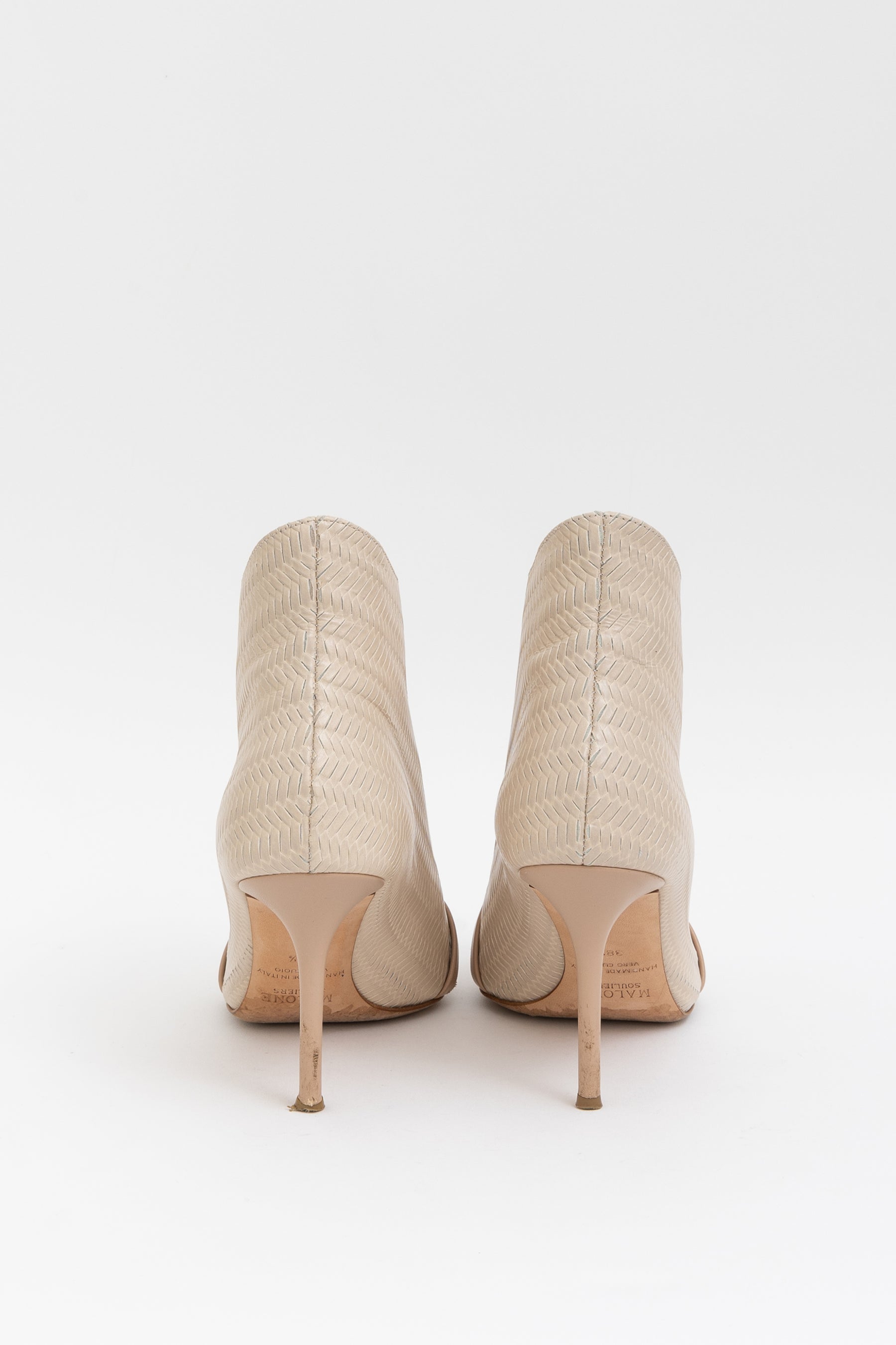Textured Ankle Boots