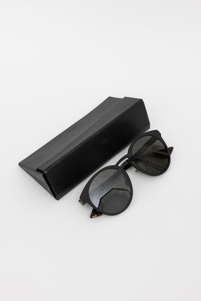 Tortoishell Round Sunglasses