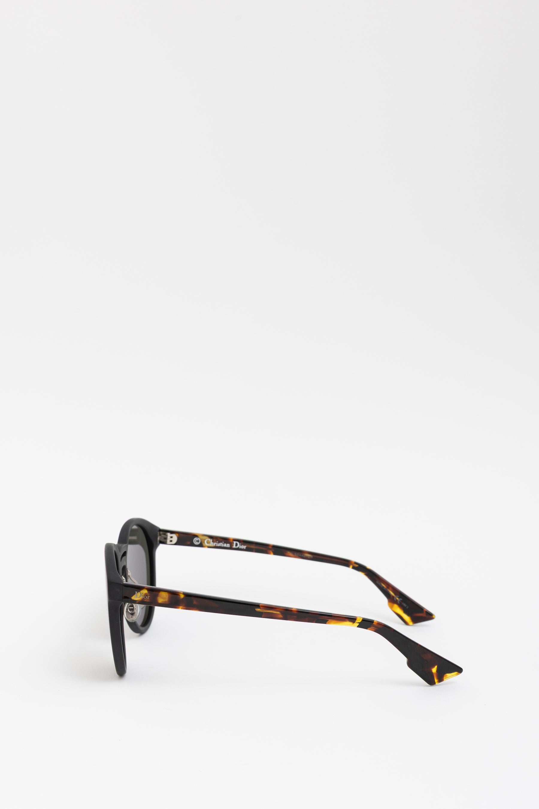Tortoishell Round Sunglasses