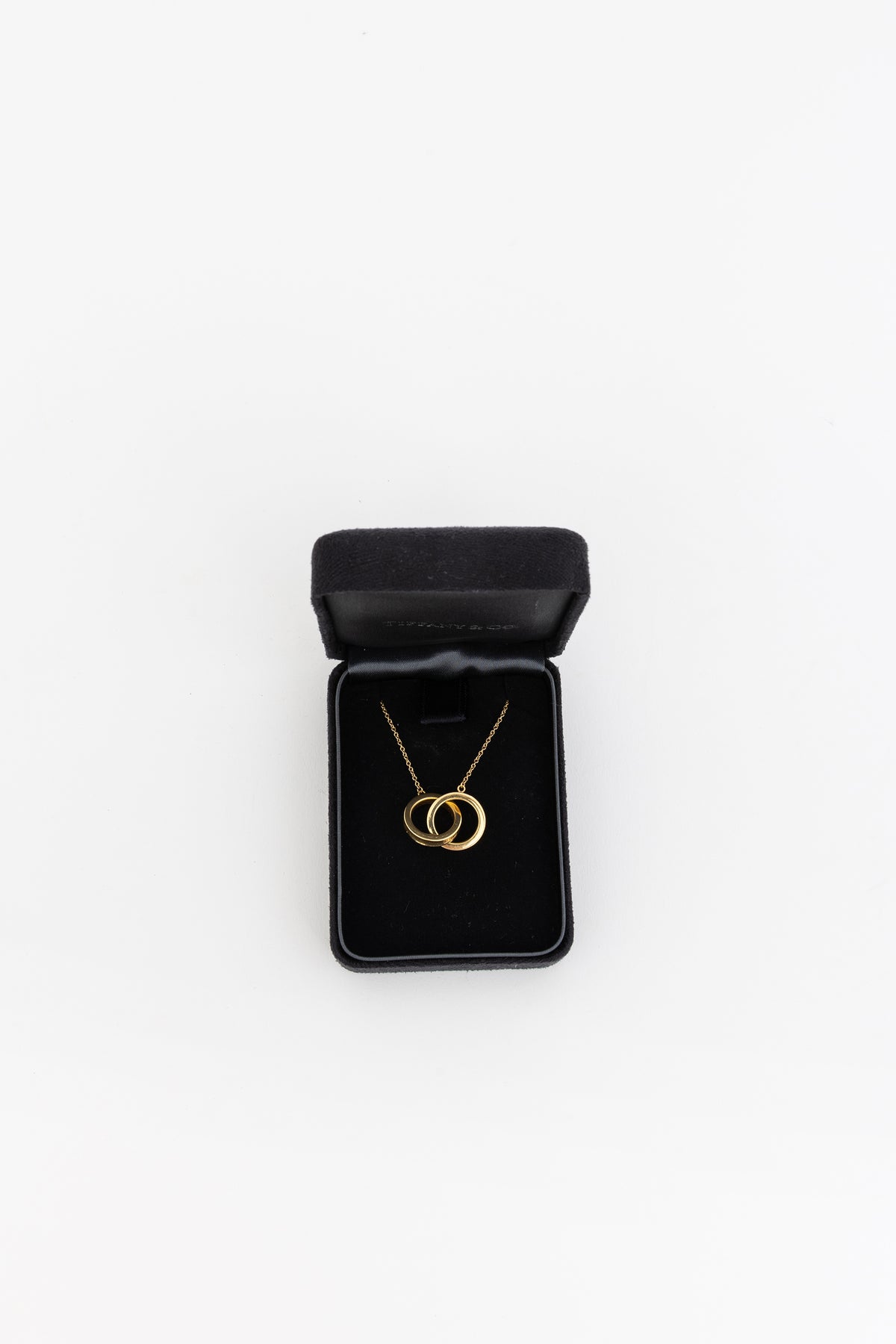 Interlocking Circles Pendant 18 k Yellow Gold