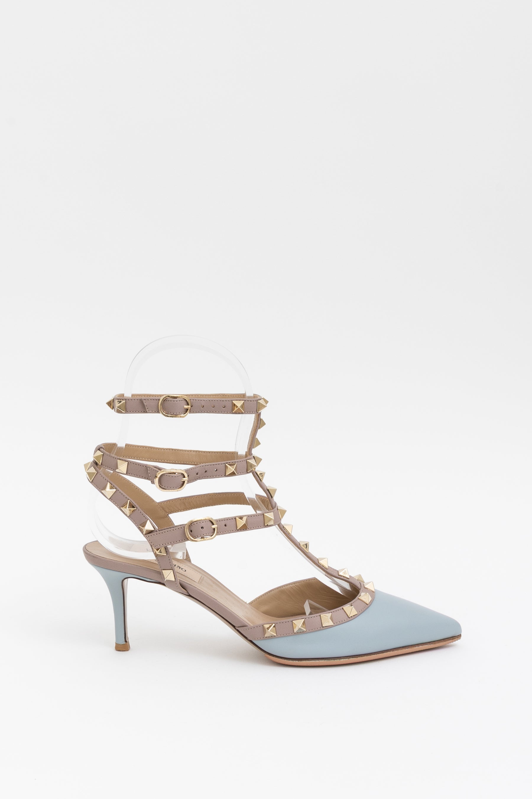 Sky Sorbet Cage Pumps