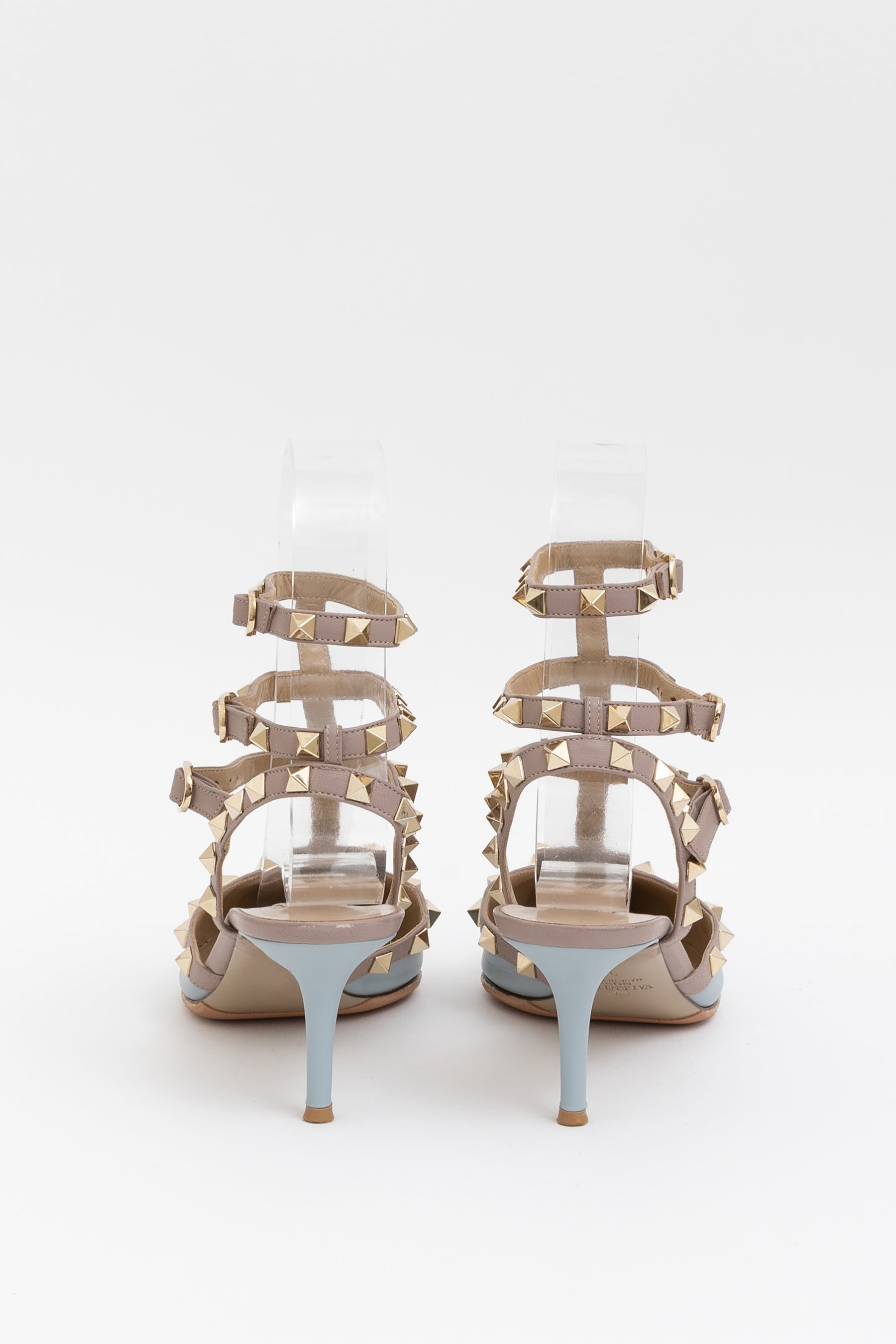 Sky Sorbet Cage Pumps