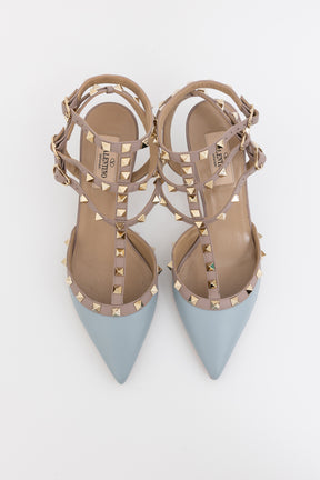 Sky Sorbet Cage Pumps