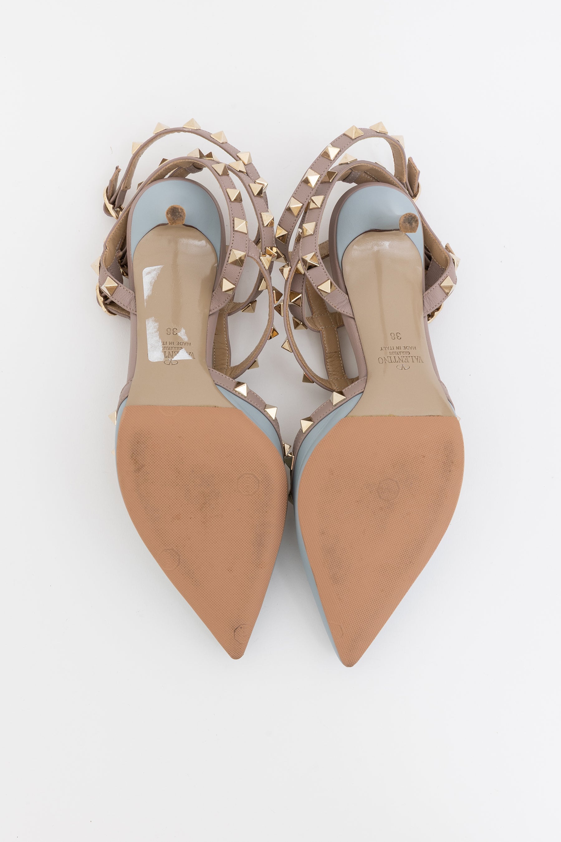 Sky Sorbet Cage Pumps
