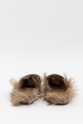 Monogram Shearling Loafers