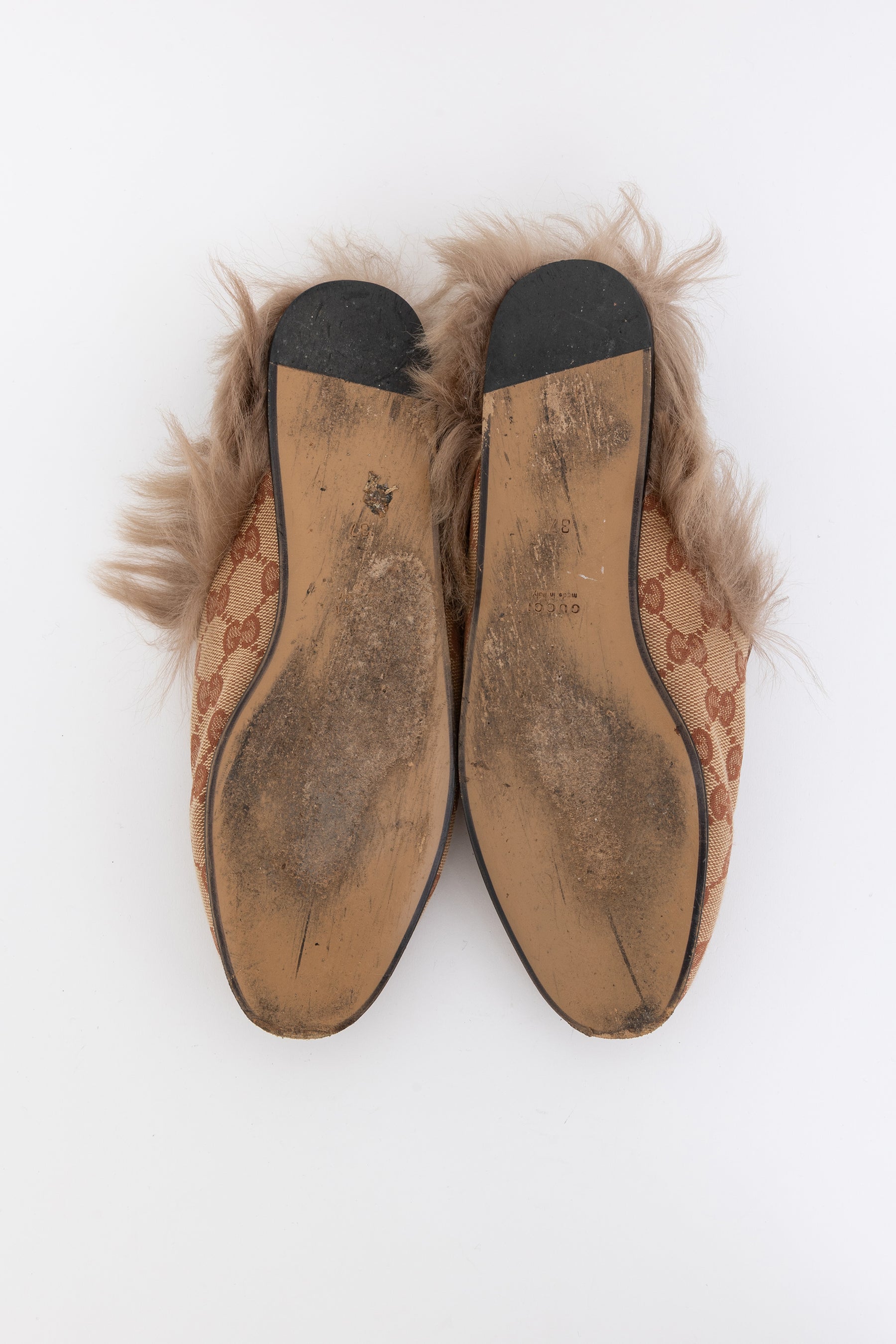 Monogram Shearling Loafers
