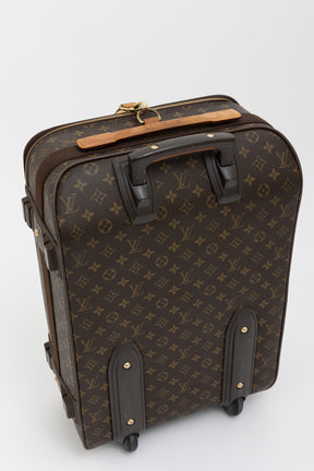 Monogram Canvas Pegas 55 Vintage Suitcase