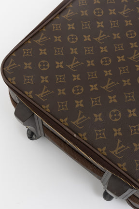 Monogram Canvas Pegas 55 Vintage Suitcase