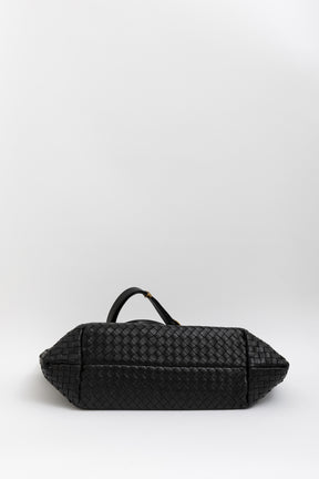 Intrecciato Leather Tote Bag