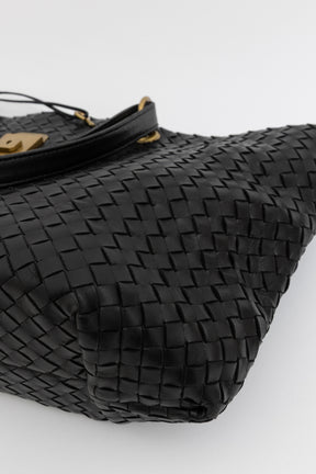 Intrecciato Leather Tote Bag
