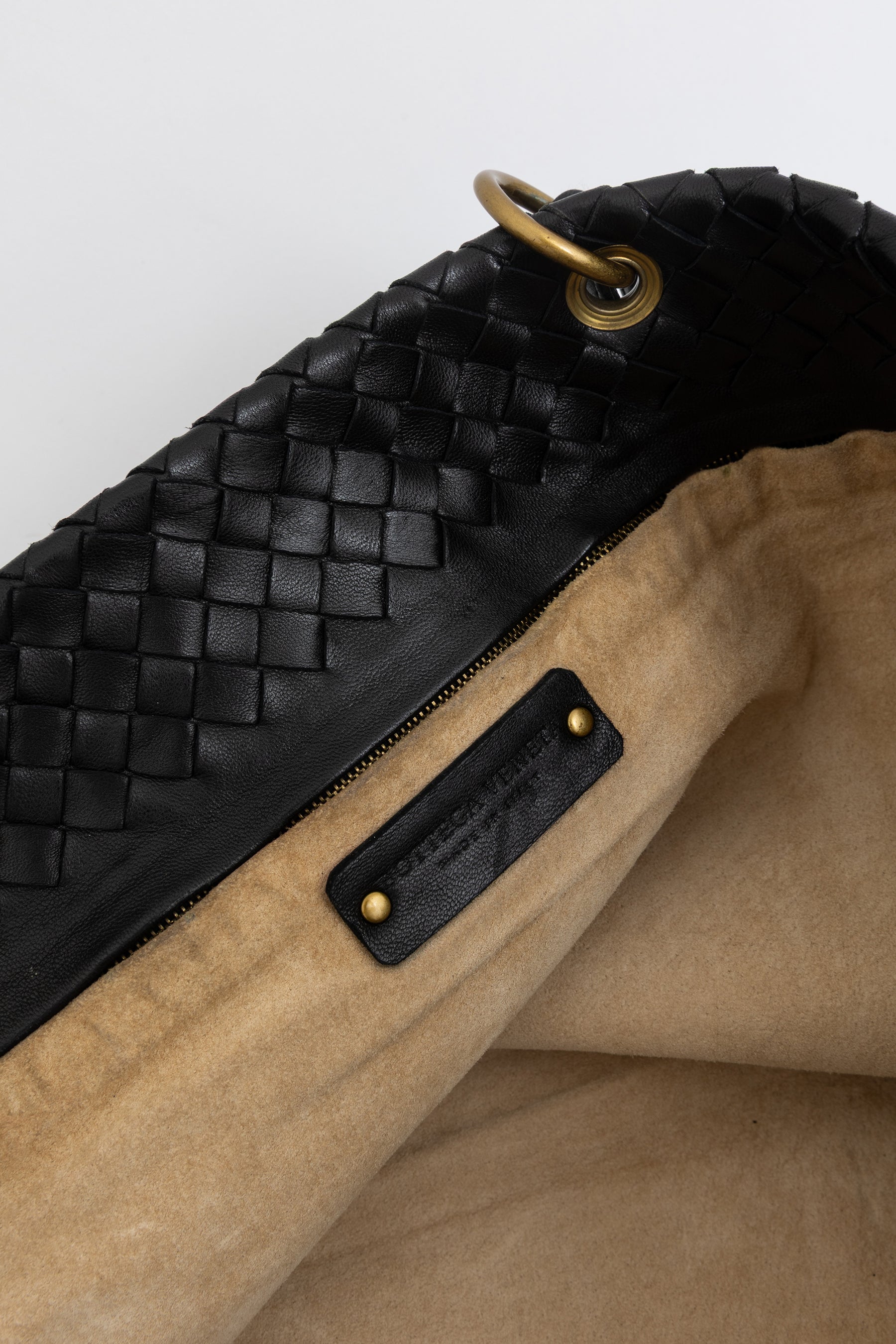 Intrecciato Leather Tote Bag