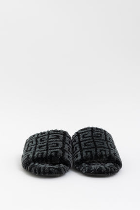 Shearling Slide Sandals