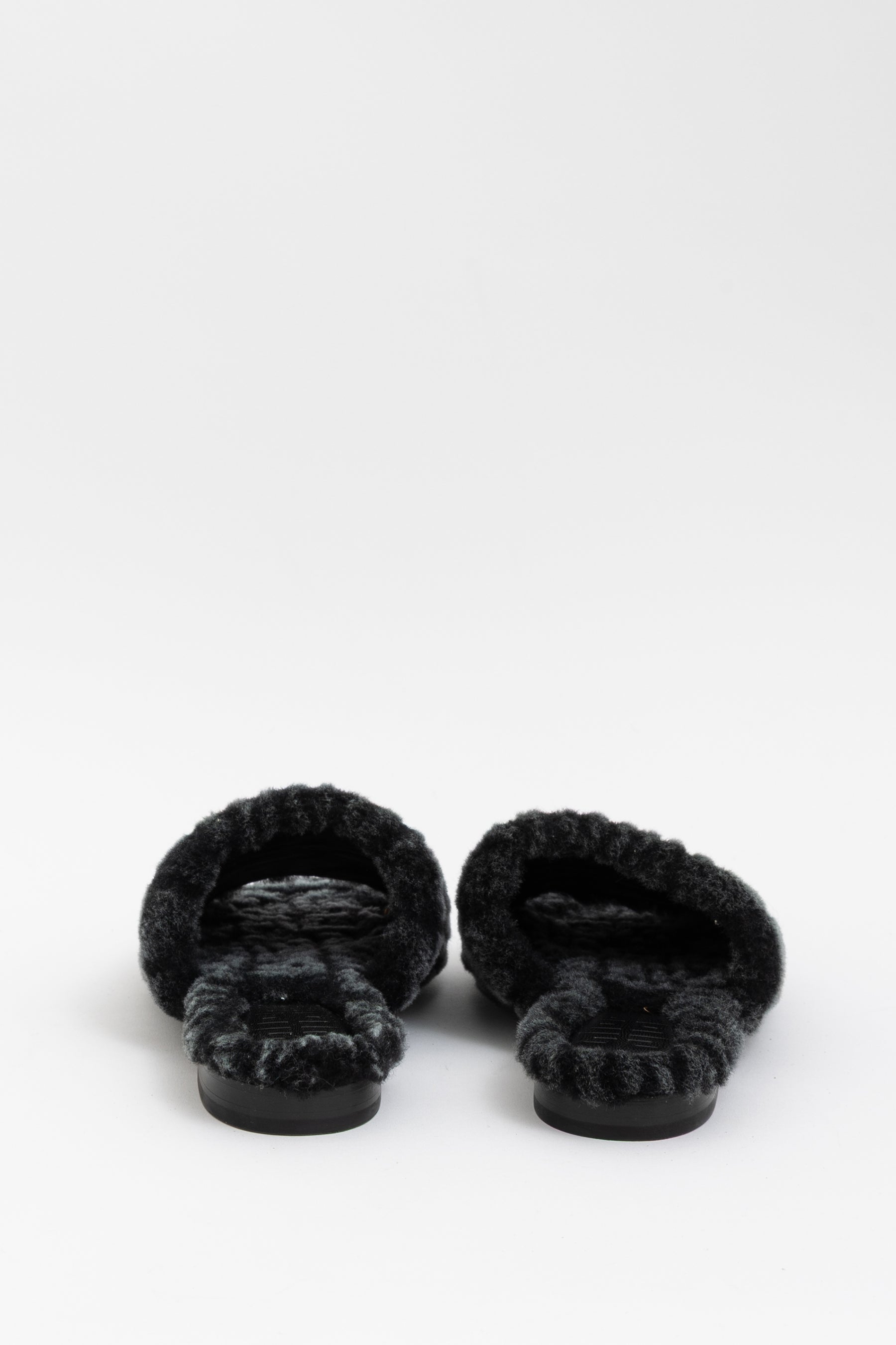 Shearling Slide Sandals