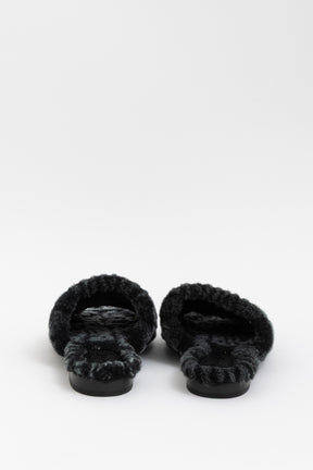 Shearling Slide Sandals