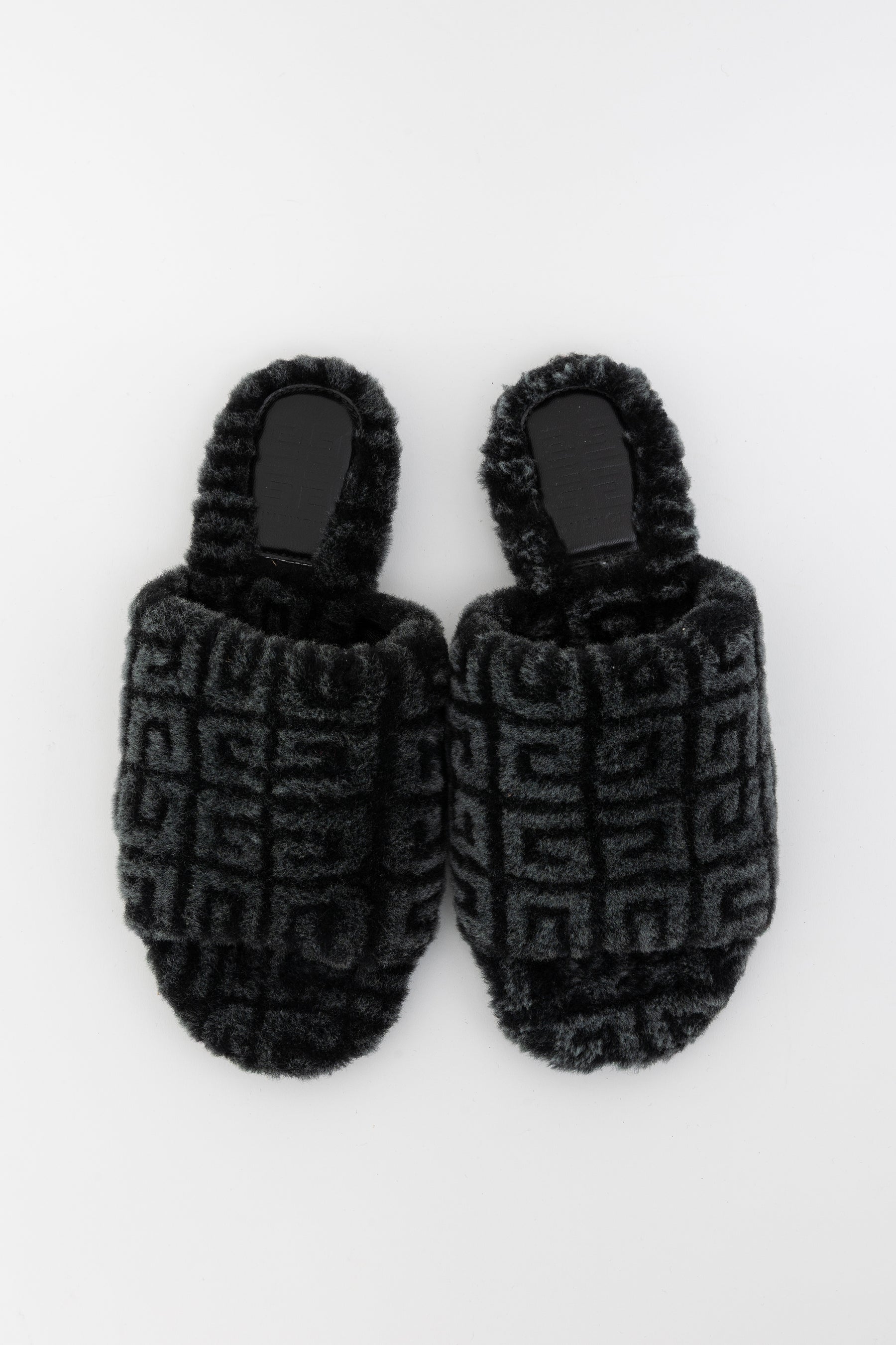 Shearling Slide Sandals