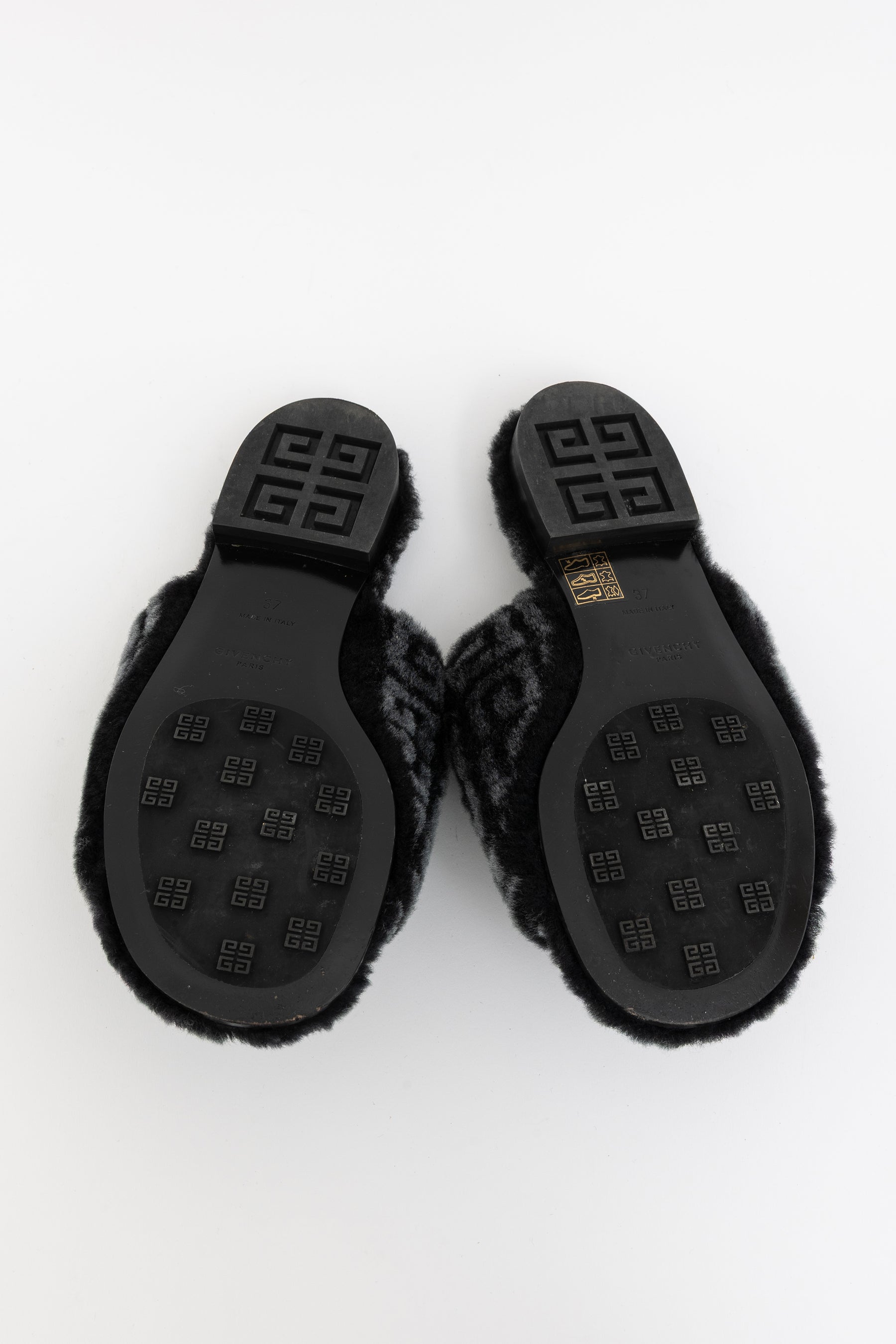 Shearling Slide Sandals