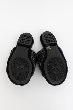 Shearling Slide Sandals
