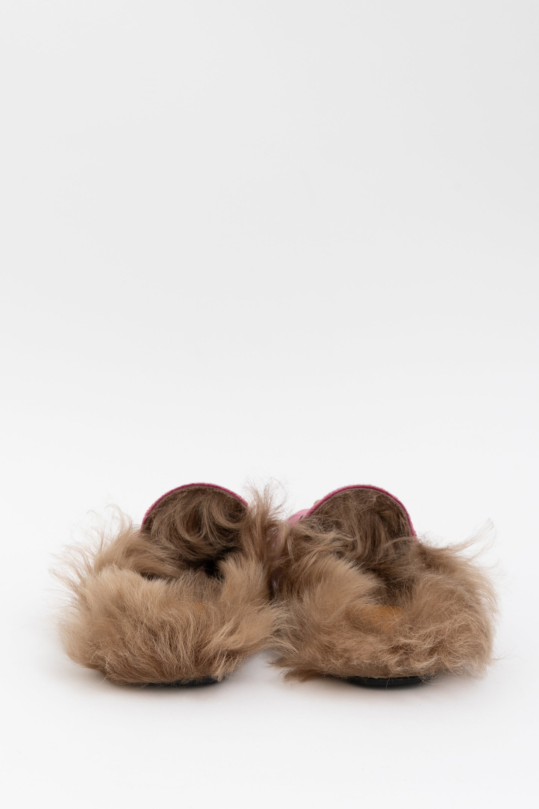 Velvet Shearling Princeton Mules