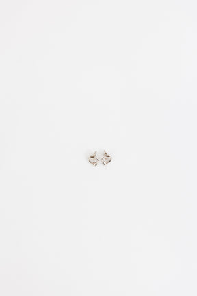 Open Heart Stud Earrings