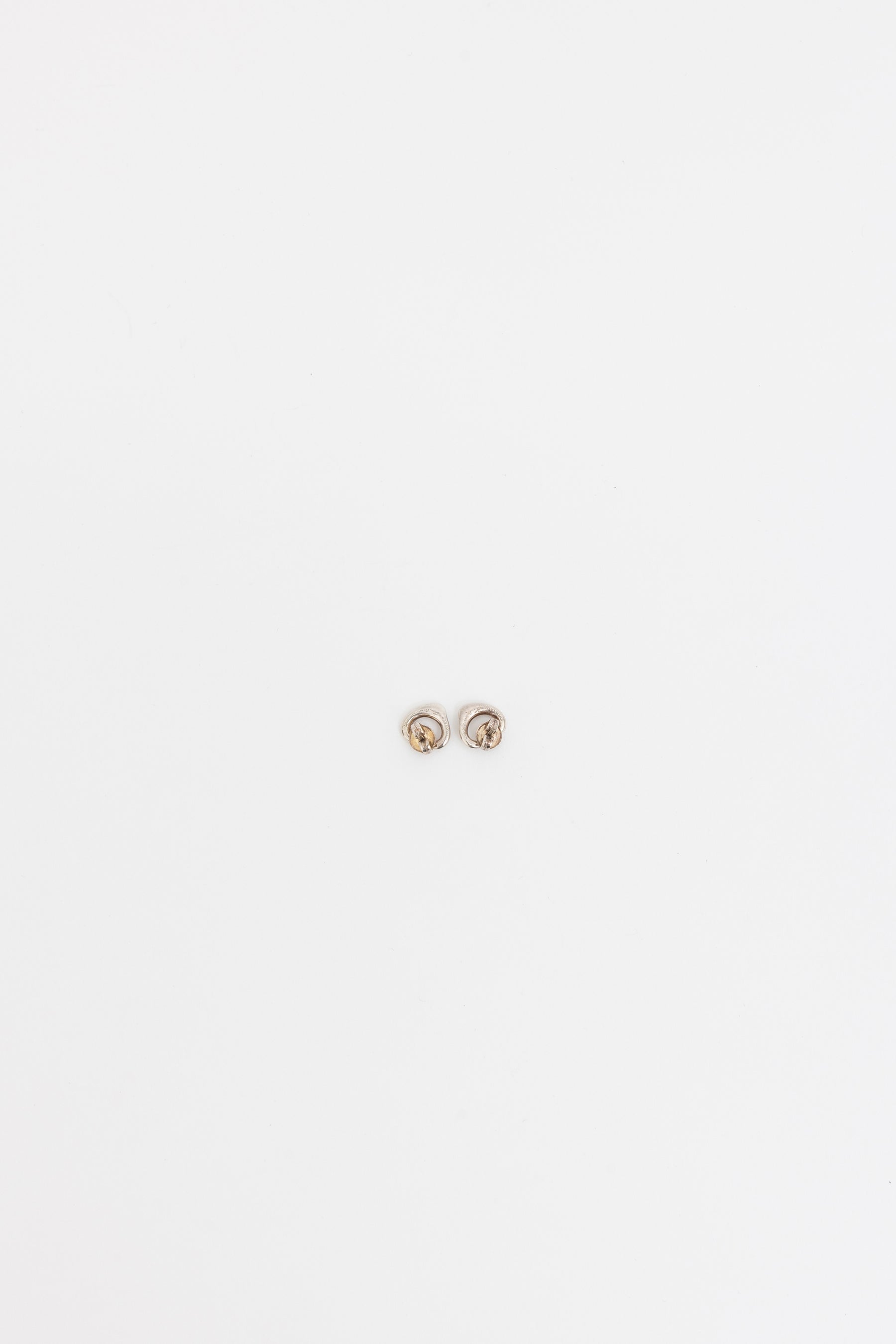 Open Heart Stud Earrings