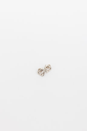 Open Heart Stud Earrings