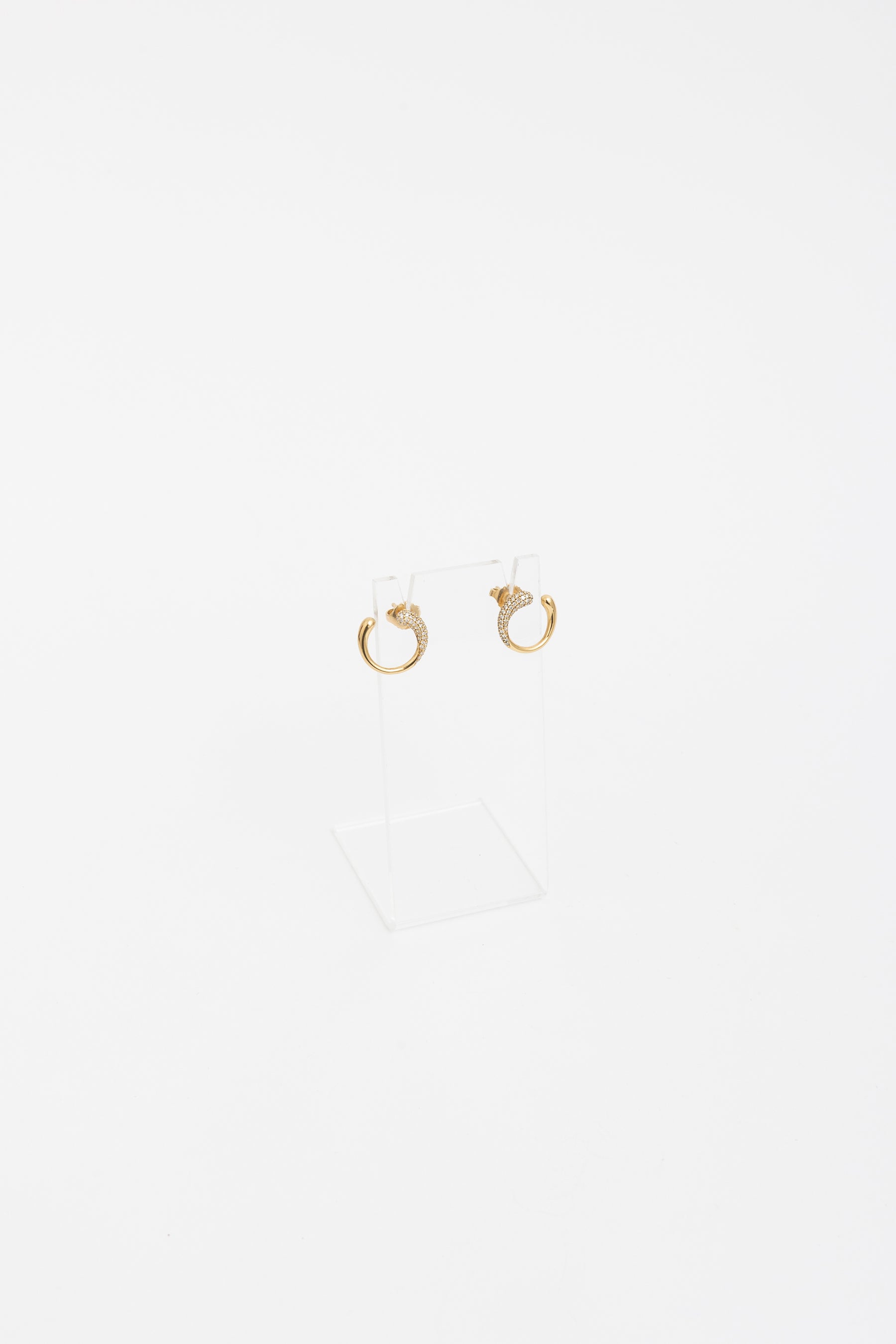 Offspring Diamond Open Stud Earrings