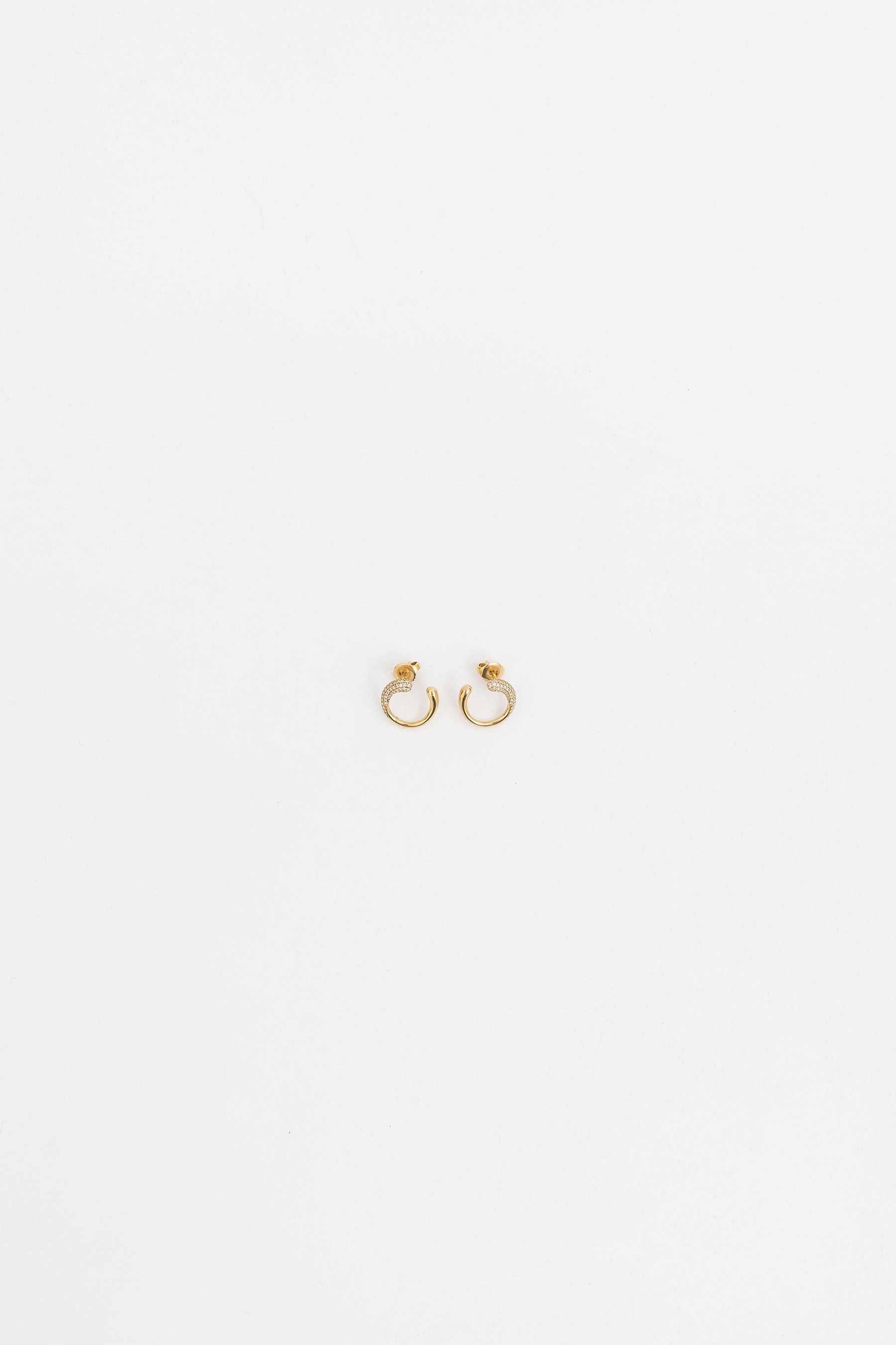 Offspring Diamond Open Stud Earrings
