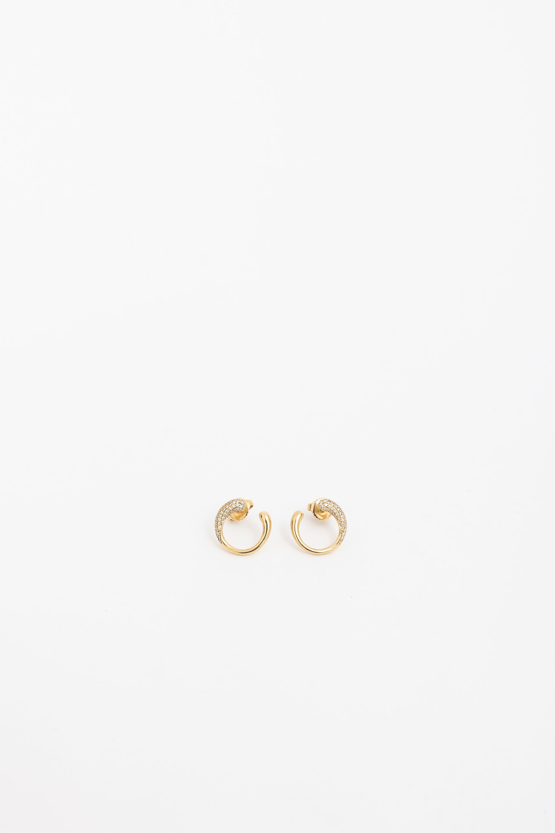 Offspring Diamond Open Stud Earrings